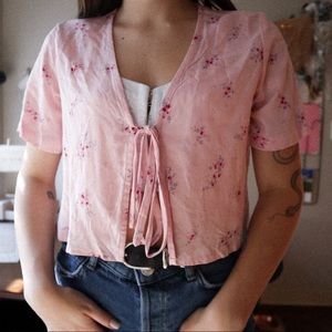 Motel Rocks Tie Blouse